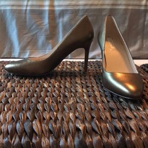 Cole Haan bronze heels size 6.